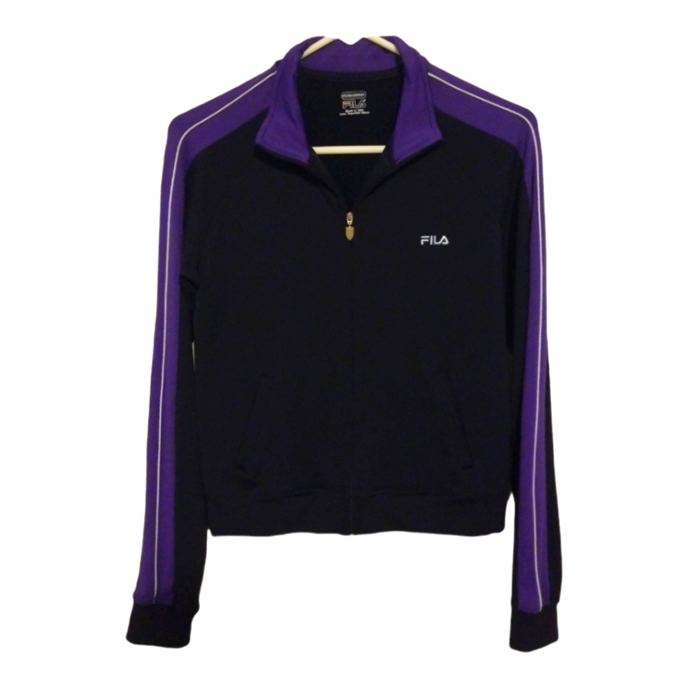 FILA Navy/Purple Activewear Jacket